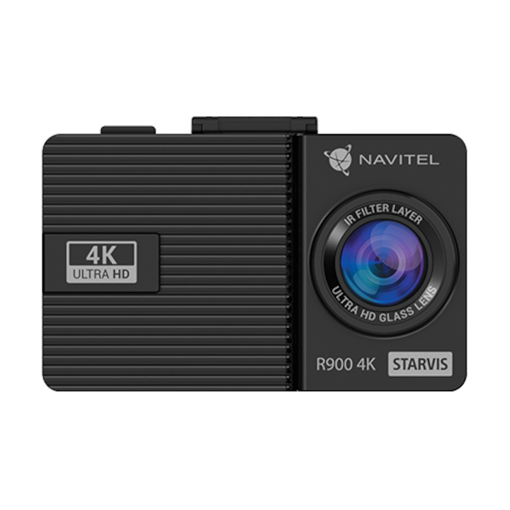 Camera Auto DVR NAVITEL R900 4K, Filmare infrared, senzor SONY 415 STARVIS, rezolutie 3840*2160P 30fps, USB-C, G-sensor