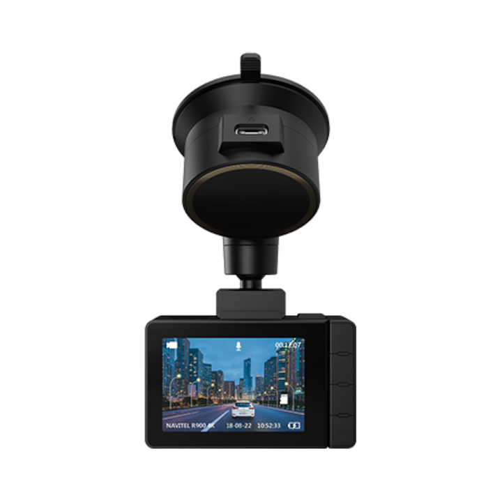 Camera Auto DVR NAVITEL R900 4K, Filmare infrared, senzor SONY 415 STARVIS, rezolutie 3840*2160P 30fps, USB-C, G-sensor