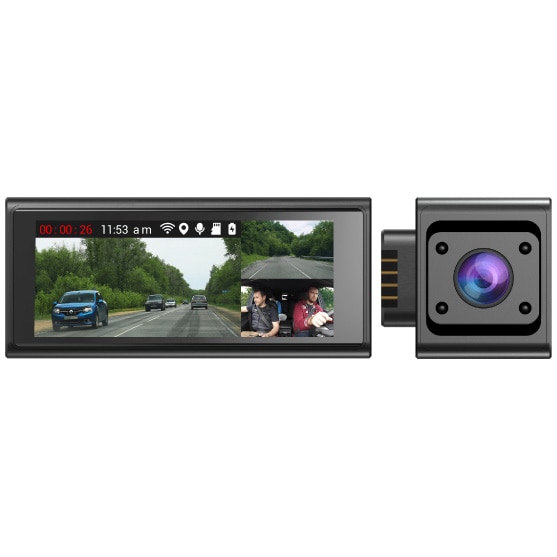 NAVITEL RC3 PRO 3 Autós DVR kamera, Infravörös rögzítés, Érintőképernyő ...