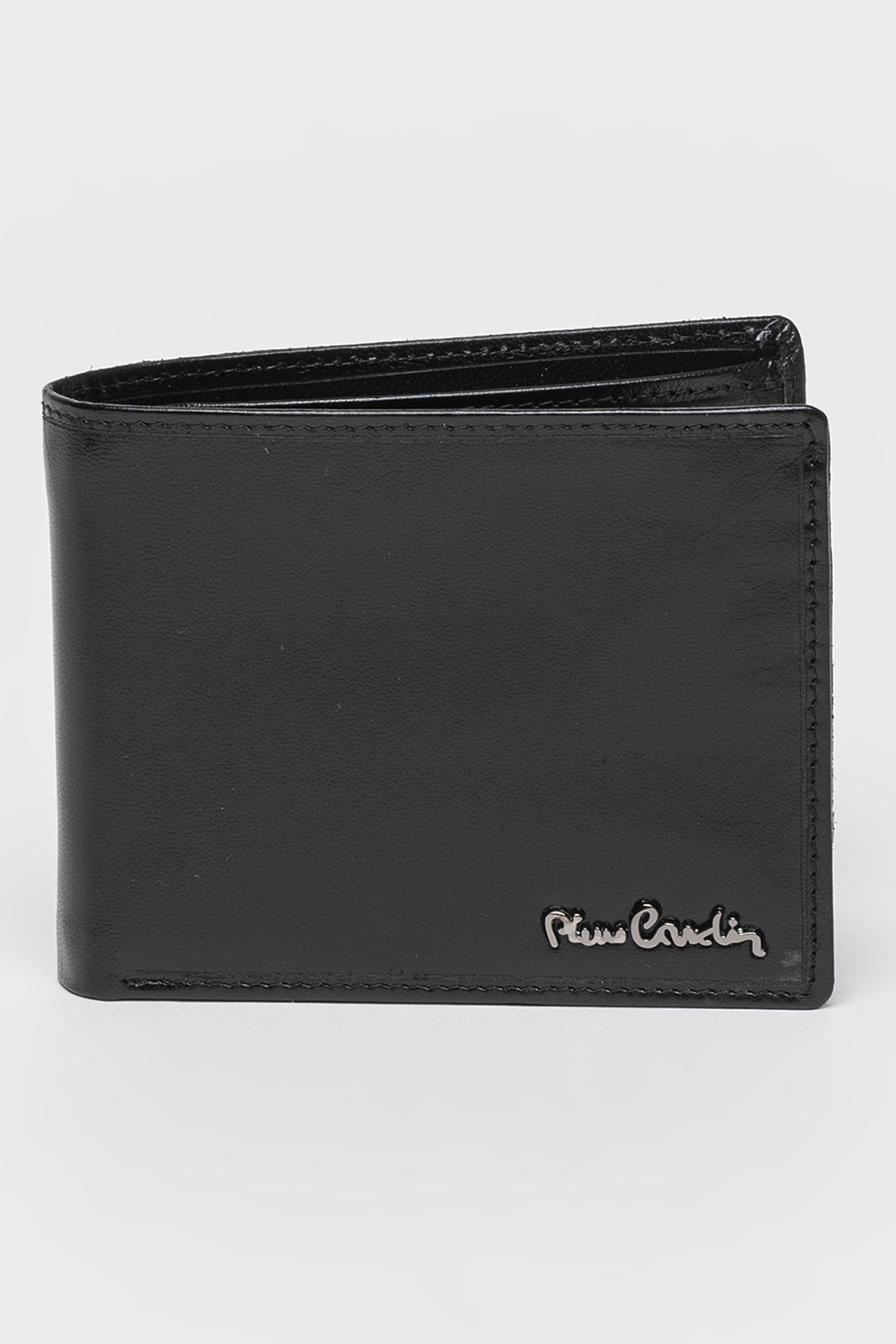 Pierre Cardin, Portofel pliabil de piele, Negru