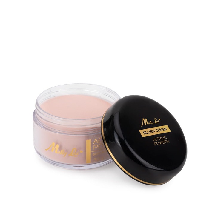Pudra acrilica unghii, MollyLac, Blush Cover, 30 g