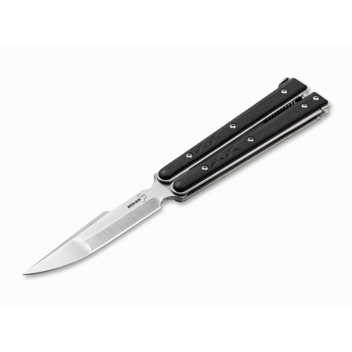 Cutit tactic, BOKER, Inox, Argintiu/Negru