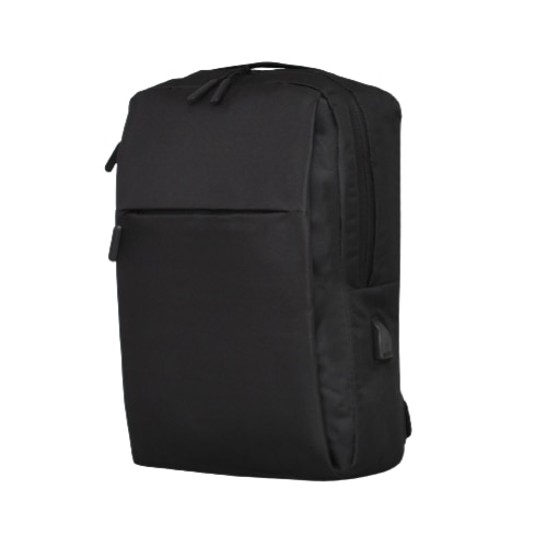 Rucsac pentru laptop, 14,1", Textil, 30/40/11 cm, Negru