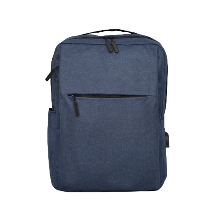 Rucsac pentru laptop, 14,1", Textil, 30/40/11 cm, Albastru