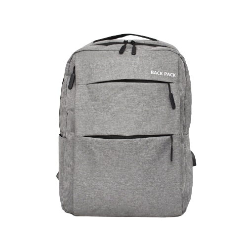Rucsac pentru laptop, 14,1", Textil, 30/41/12 cm, Gri