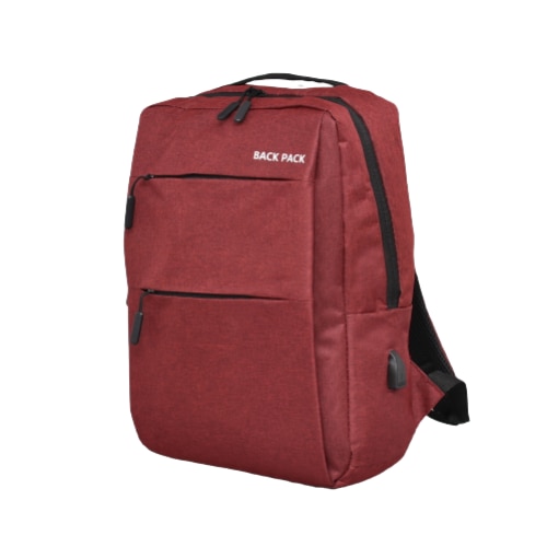 Rucsac pentru laptop, 14,1", Textil, 30/41/12 cm, Bordeaux