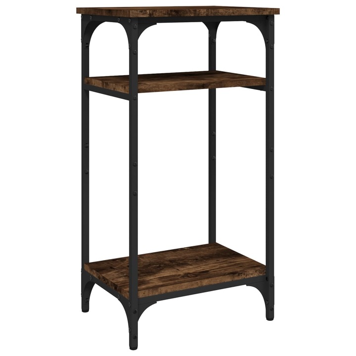 Странична маса vidaXL, Опушен дъб, 40 x 30 x 75 см, Инженерно дърво, 5.2 Kg