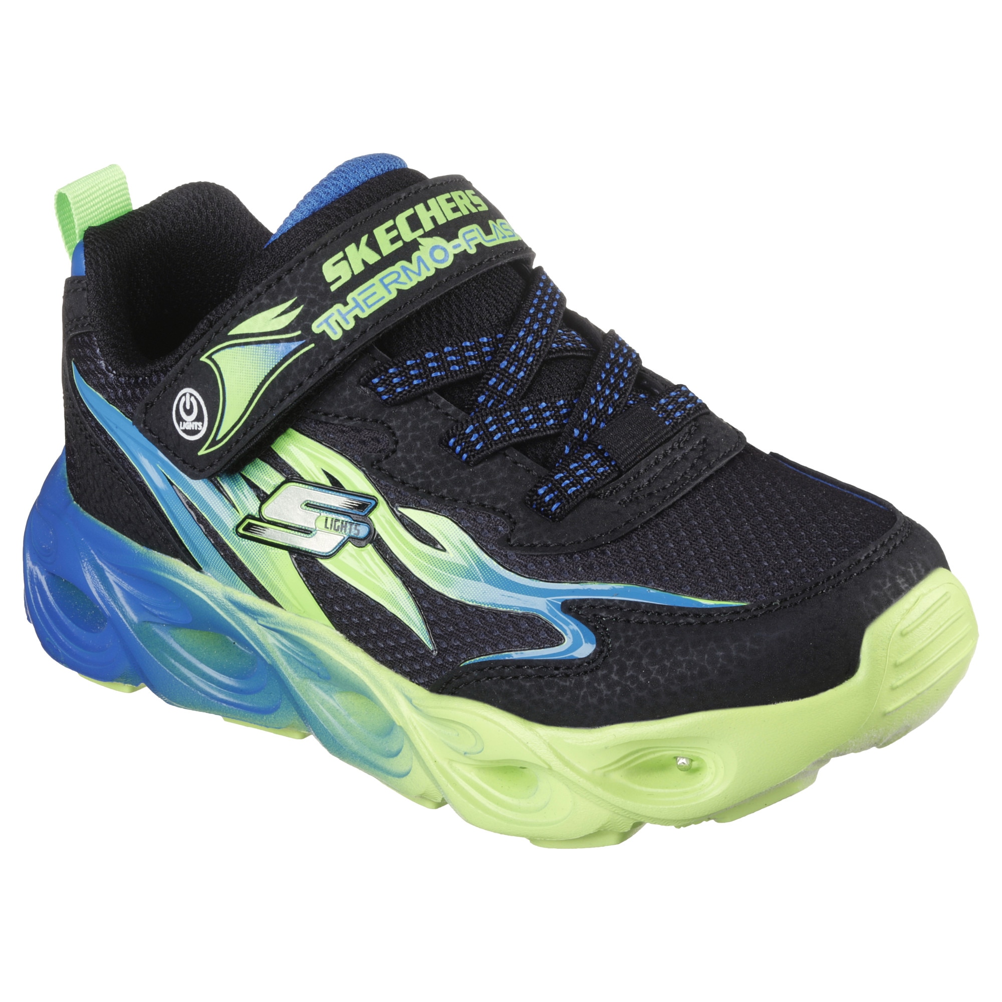 Pantofi copii baieti Thermo 400103L BBLM, Skechers, 33.5 EU - eMAG.ro