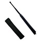 Baston telescopic din otel, 3 sectiuni, negru, 50 cm