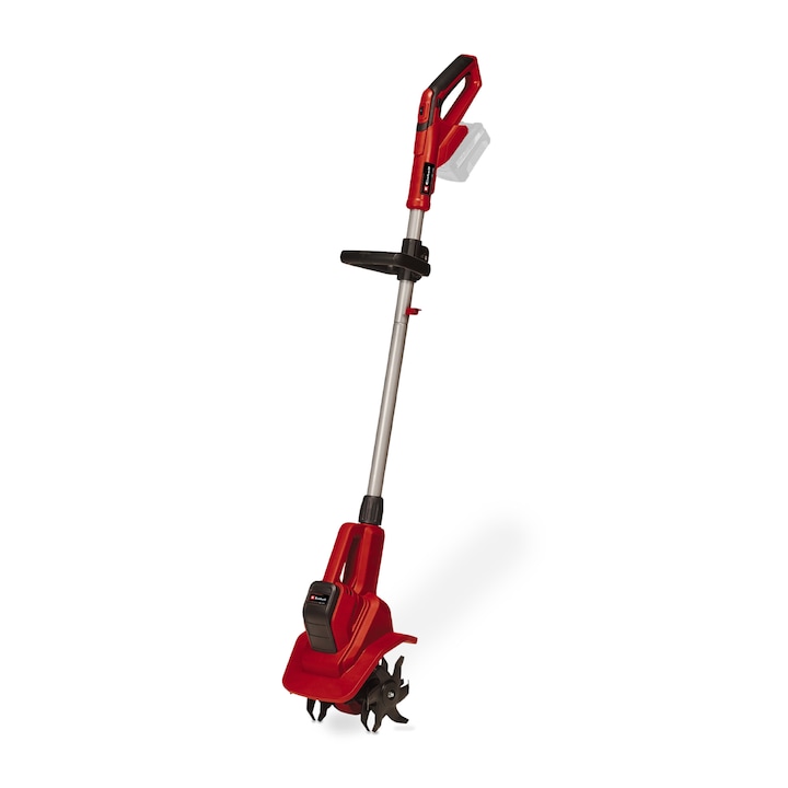 Акумулаторна мотофреза Einhell Power-X-Change GE-CR 18/20 Li E - Solo, 18 V, 4 ножа, 155 мм диаметър на острието, 20 см работна ширина, 20 см максимална дълбочина, Без батерия/зарядно устройство