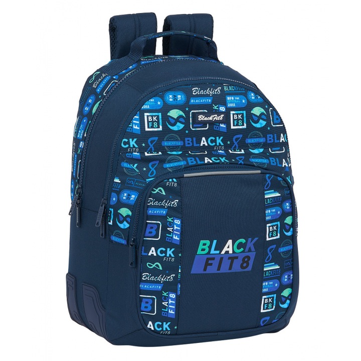 Iskolai hátizsák BlackFit8 Logos 42 cm kék