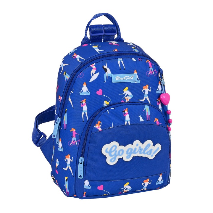 Óvodai hátizsák BlackFit8 Go girl 30 cm kék