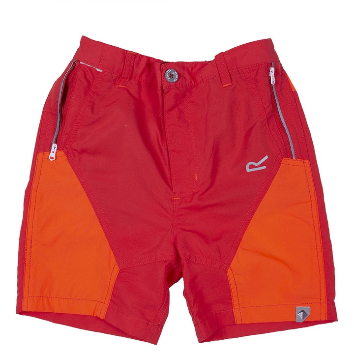 Pantaloni scurti pentru drumetii sportive, Rosu