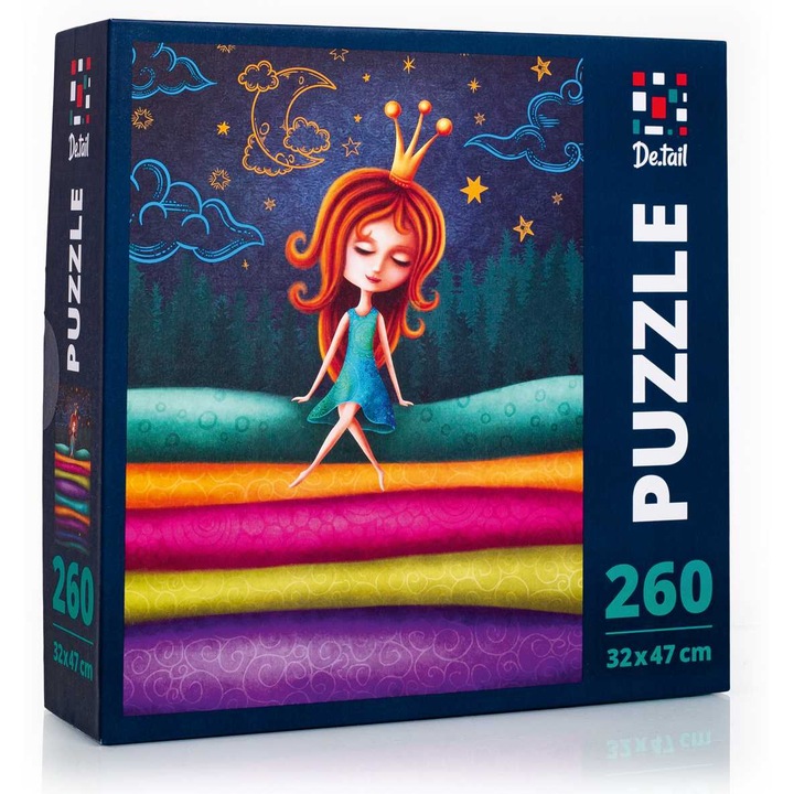 Puzzle Princess, 32x47 cm, 260 db, De.tail