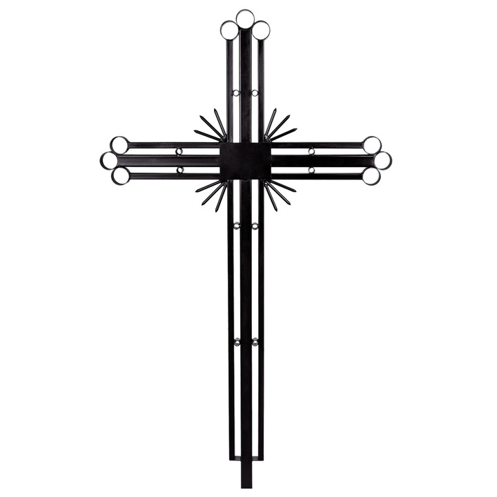 Cruce funerara otel, 180cm inaltime