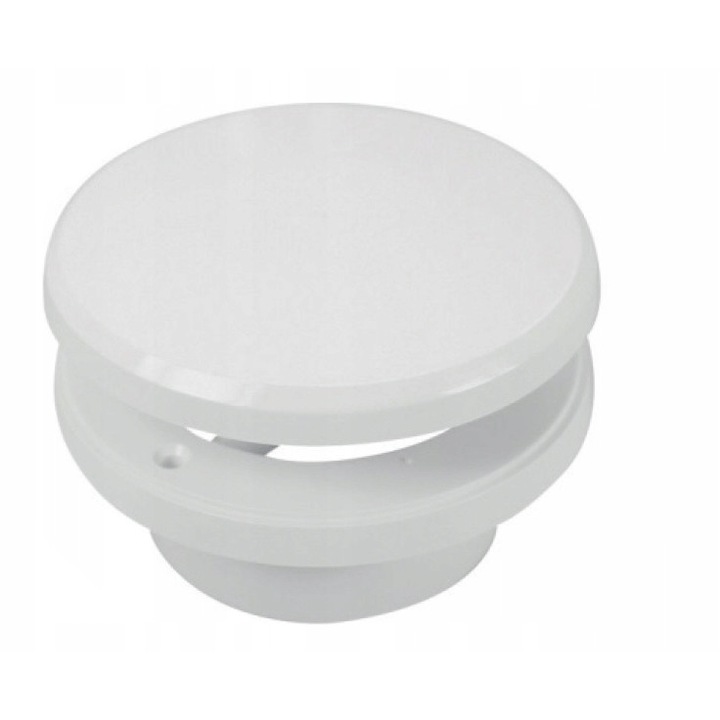 Anemostat, Airroxy, Fi100, Alimentare cu aerevacuare, Alb