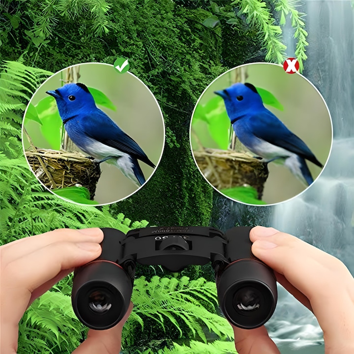 Компактен бинокъл 30x60 - за дневни и нощни наблюдения