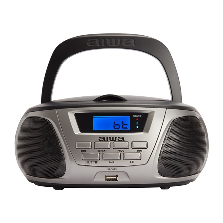 Sistem Audio Aiwa BBTU-300TN, Bluetooth, CD, Radio