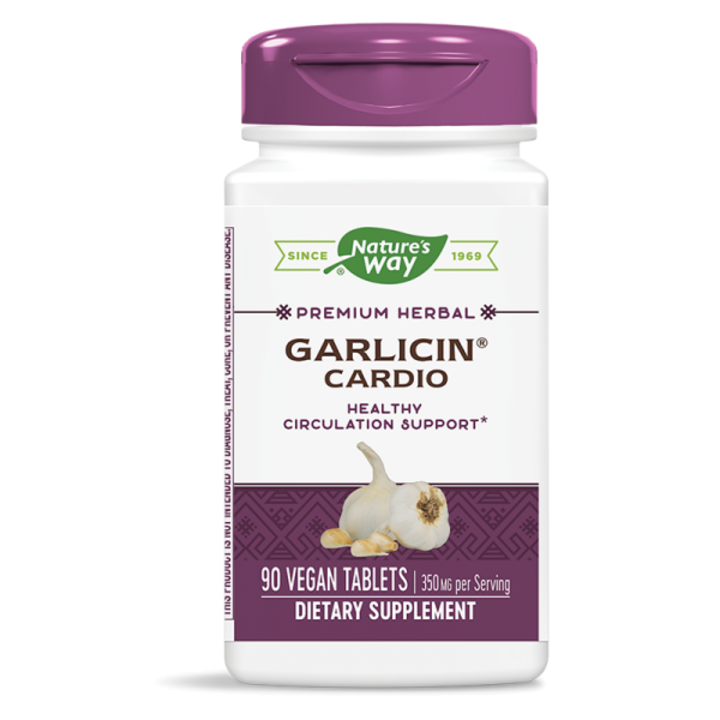 Supliment alimentar Nature's Way, Garlicin Cardio, Garlicin Cardio 350 mg, 90 capsule