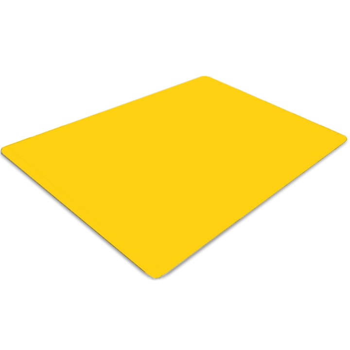 Covor PVC, Tulup, Vinil, Dreptunghi, Galben, 100 cm x 70 cm, 010250310010100019046