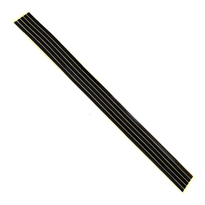 Set stickere auto, linii subtiri, tuning, negru mat, 50 buc x 100 cm