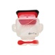 Caserola pliabila silicon Clip&Close cu lingura furculita, Style4Cosy, lungime 15 cm, Rosu Ferrari