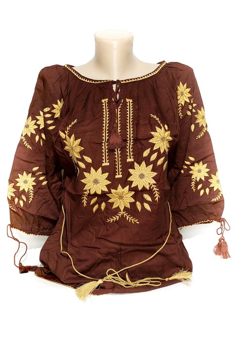 Bluza traditionala brodata tip ie maro