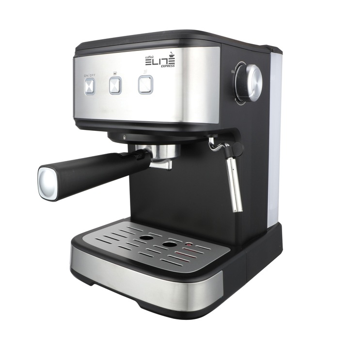 Кафемашина Elite CMA1223, 2 приставки за капсули Nespresso и Dolce gusto, 15bra, 850W, 1.5L, Черна