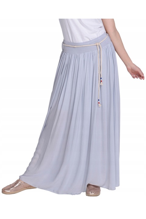 Fusta lunga, Alur, Viscoza, Gri, One-Size INTL