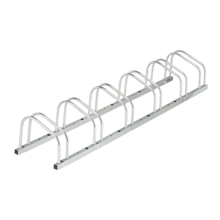 Suport pentru 6 biciclete 26 x 168 x 33,5 cm, Relaxdays