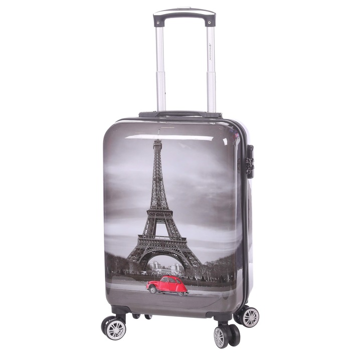 Troler Mare, Extensibil, Policarbonat, 4 Roti Duble, Madisson, SW16820T - 77 cm