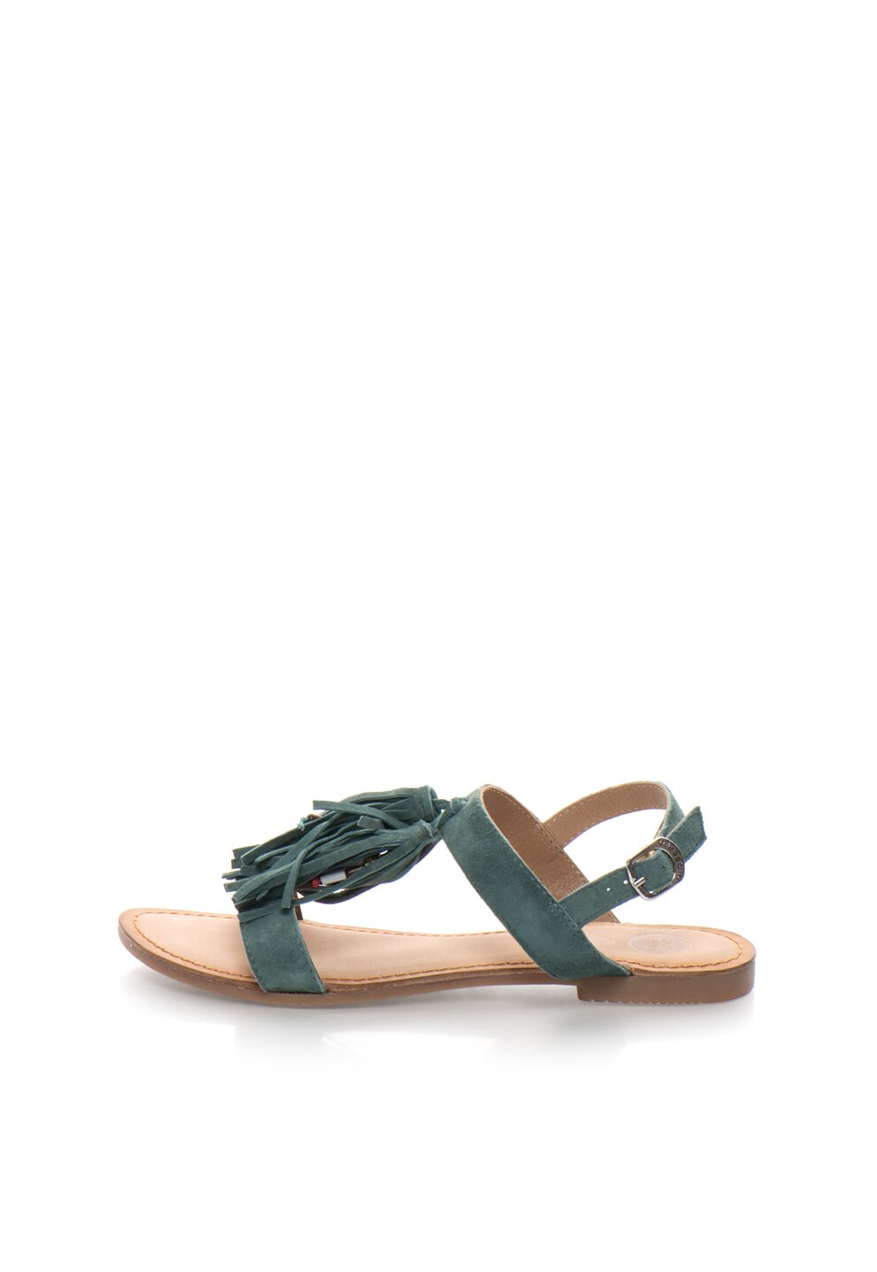 Gioseppo, Sandale albastru petrol de piele intoarsa Lariku