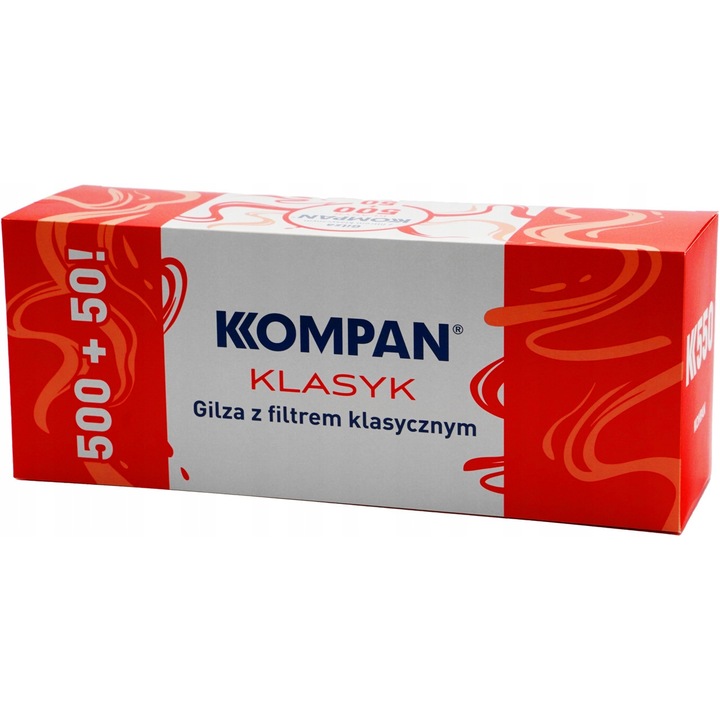 Set 7 cutii tuburi tigari, Kompan, 550 buc