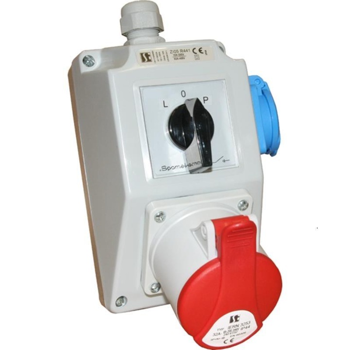 Контактен ключ L-0-P 16A/5 1x230V ZI03R221