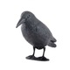 CLASStitude пластмасово плашило, водоустойчиво, против гълъби и отблъскване на други птици, изкуствена врана или тип гарван, 33 х 20 см, черно