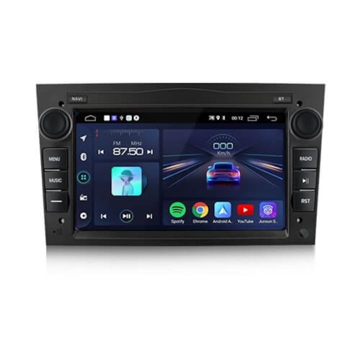 NAVI-ABC Navigációs rendszer, Opel Astra/Vectra/Combo C/Antara/Vivaro/Zafira/Meriva/Tigra/Signum autókhoz, Android 11, CarPLAY, Android Auto, 7″, CarPLAY, 4 GB RAM 64 GB memória, nyolcmagos processzor, 4G Sim foglalat, telepített térképek, fekete