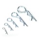 Siguranta splint R cu bucla, Kramp, 6 mm