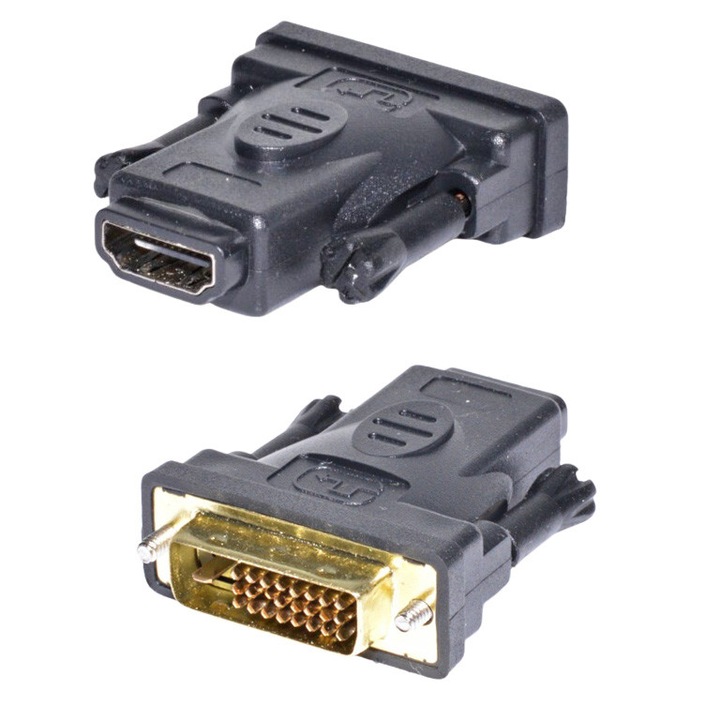 Преходник DVI мъжко - HDMI женско, 29 пина - eMAG.bg