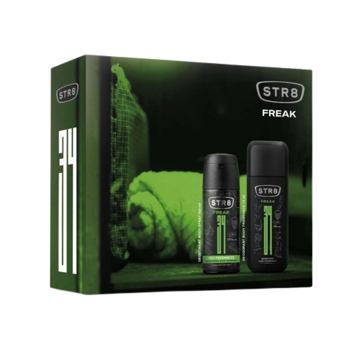 Set pentru barbati, STR8 Fr34k, body fragrance, 75 ml si deo spray, 150