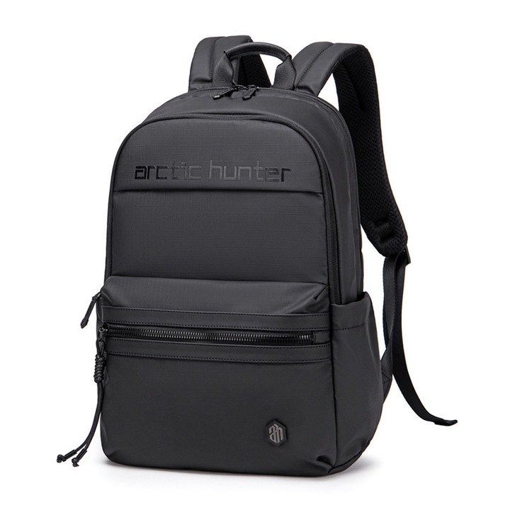 Rucsac pentru laptop, Arctic Hunter, Poliester, 15.6 Inch, Negru