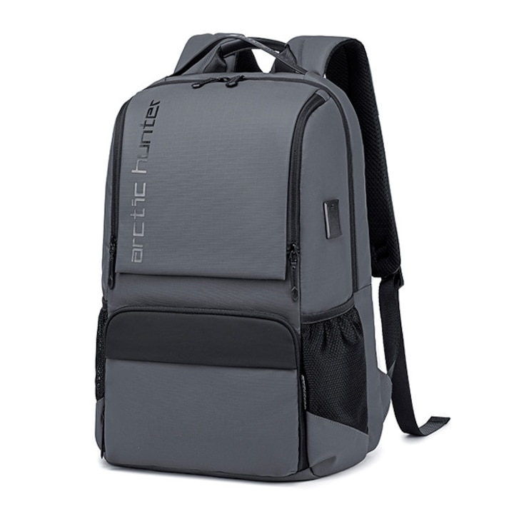 Rucsac pentru laptop, Arctic Hunter, Poliester, 15.6 Inch, Gri