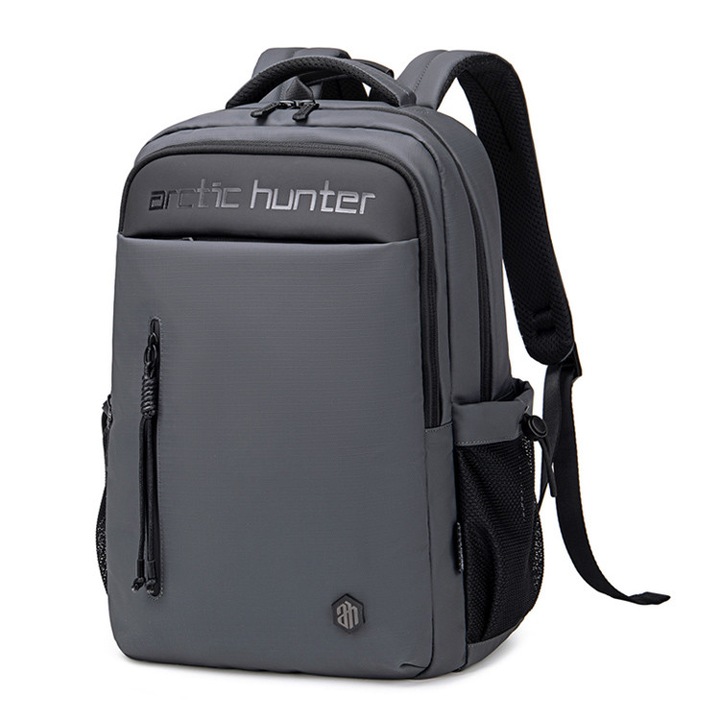 Rucsac pentru laptop, Arctic Hunter, Poliester, 15.6 Inch, Gri