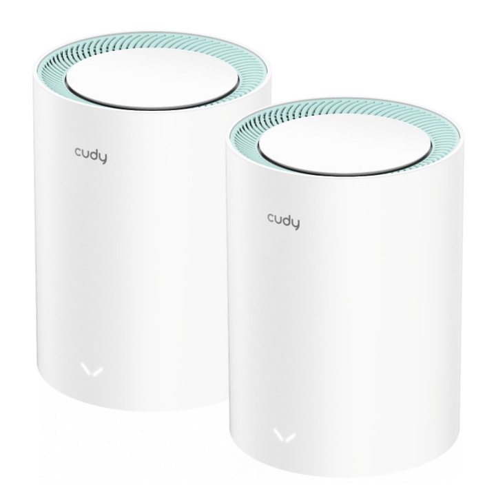 Set de 2 adaptoare wireless, Cudy, Alb