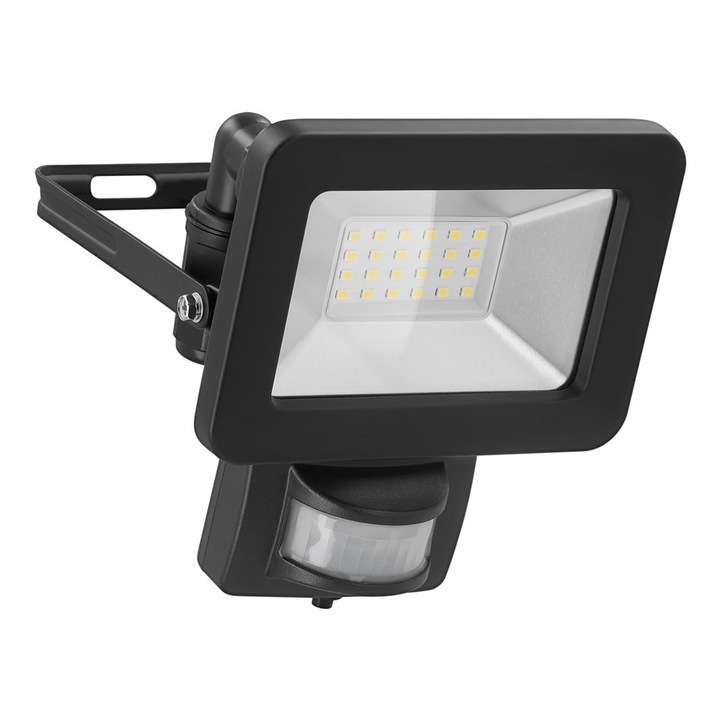 Proiector, Goobay, LED, 20W, Cu senzor, Negru