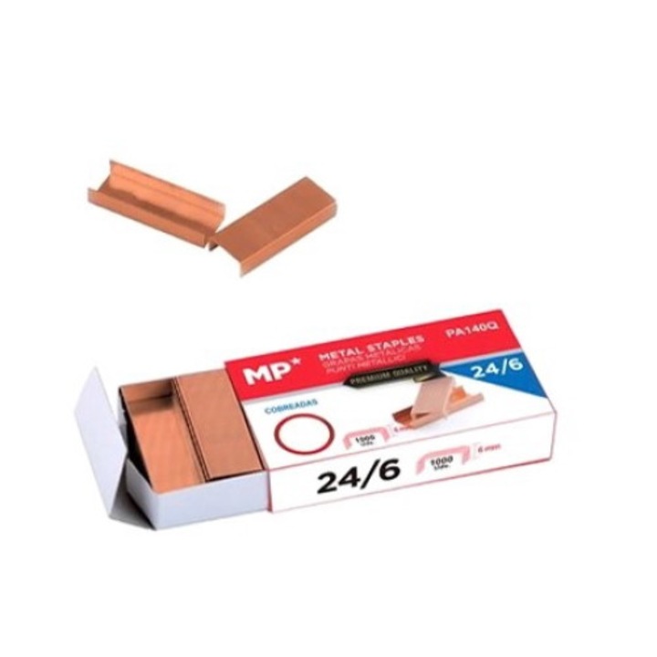 Резервни части за телбод MP 24/6 PA140Q, помеднен, 2x 1000 бр.