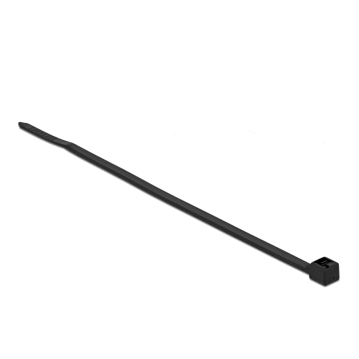 Set coliere prindere cablu DELOCK 19189, 200x4,8 mm, negru, 100 buc