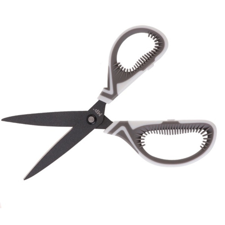 Papírolló MP PT143-3, fém penge, 17cm, fehér-szürke