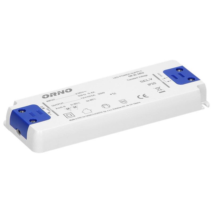 Sursa de alimentare LED, Orno, 50W, 12V DC, IP20