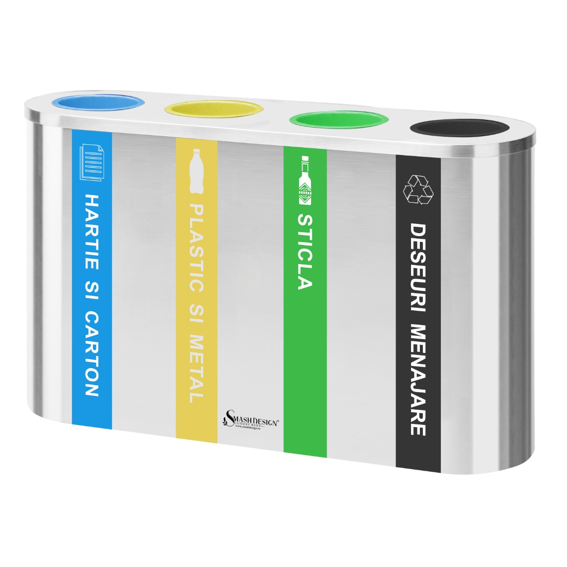 Cos De Reciclare, PRH-189R-2023, 4X50 L - eMAG.ro