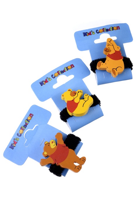 Комплект от 3 ленти за коса за деца, Gloria Maris Handmade, Bear834 Brown